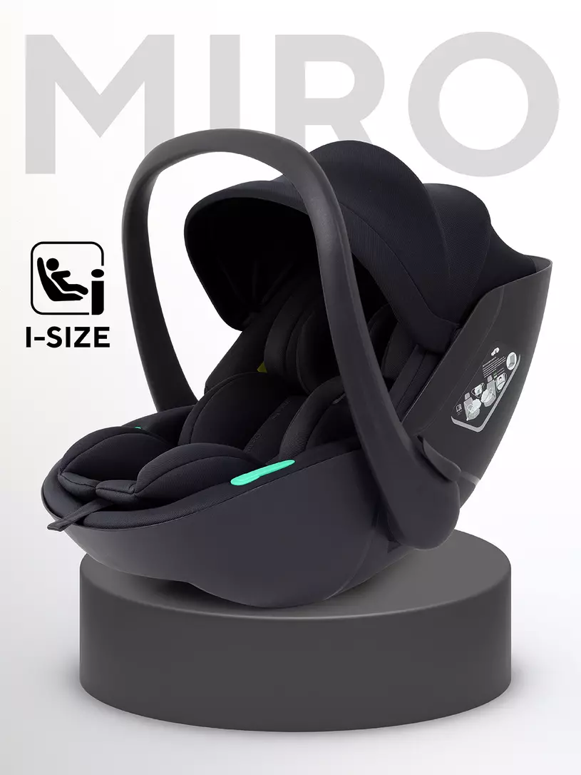Автокресло RANT AY370 "MIRO" Black (40-87см)