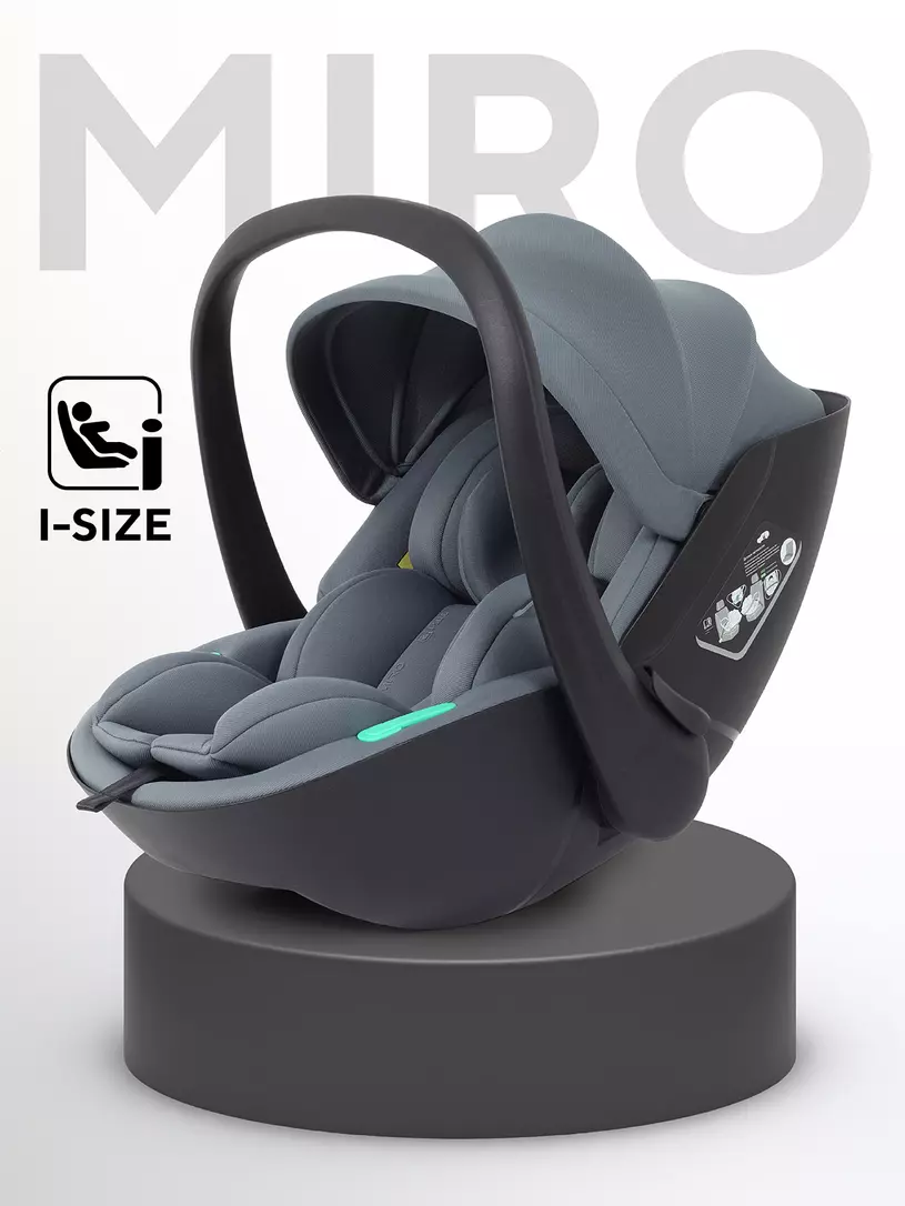 Автокресло RANT AY370 "MIRO" Graphite (40-87см)