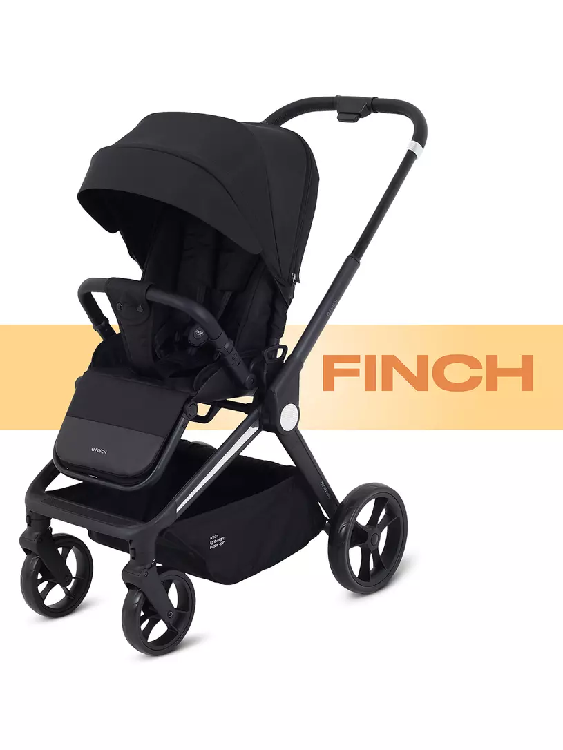 Коляска детская MOWBaby "FINCH" MB105 Black