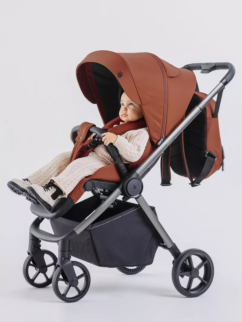 Коляска детская RANT "GOLF" RA101 Maroon Brown