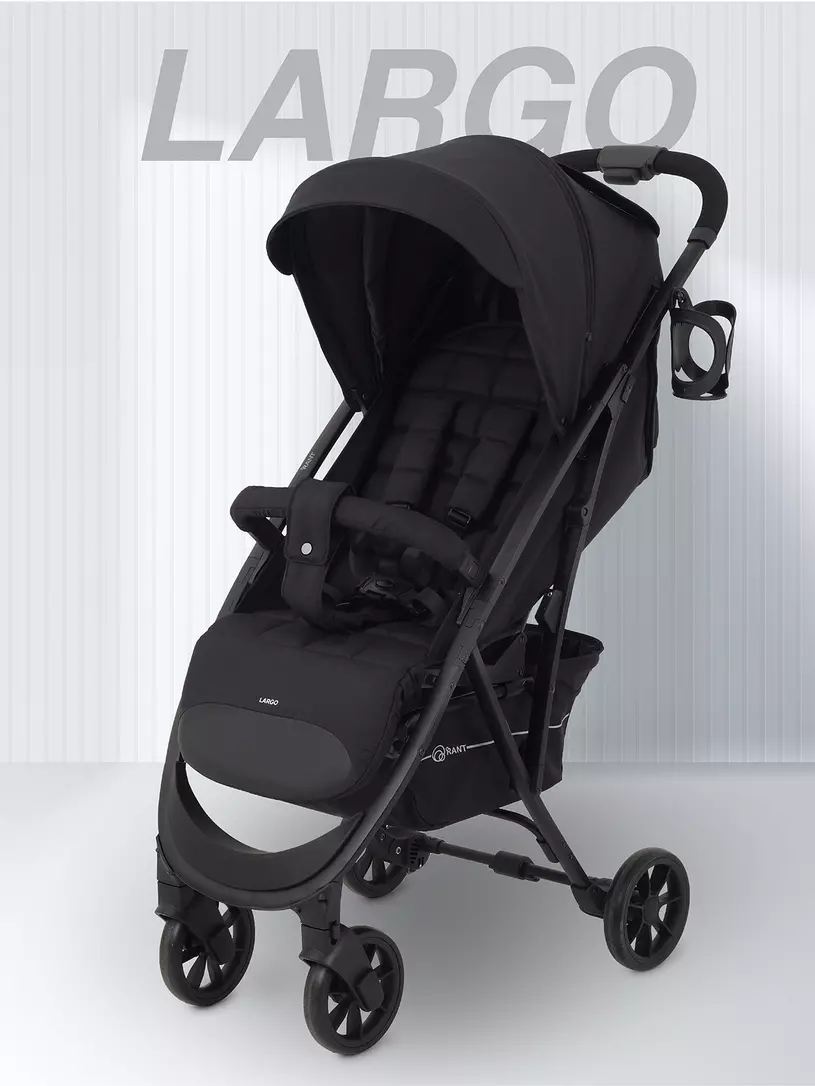 Коляска детская RANT "LARGO" RA054 Onyx Black 2024