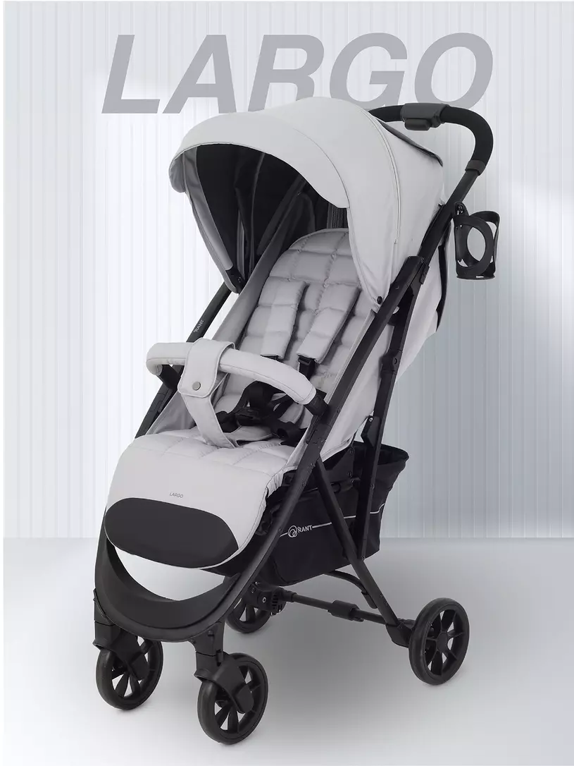 Коляска детская RANT "LARGO" RA054 Silver Grey 2024